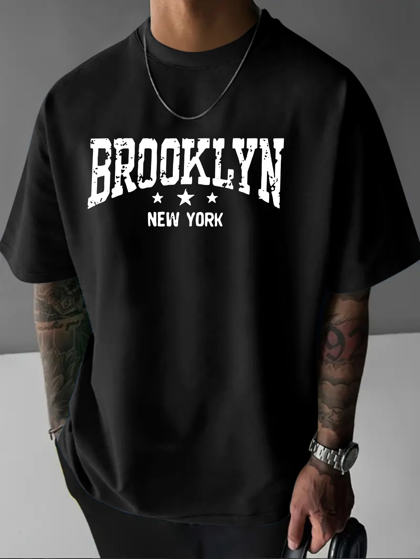 York Men'S Fashion - Męska koszulka z krótkim rękawem, 100%