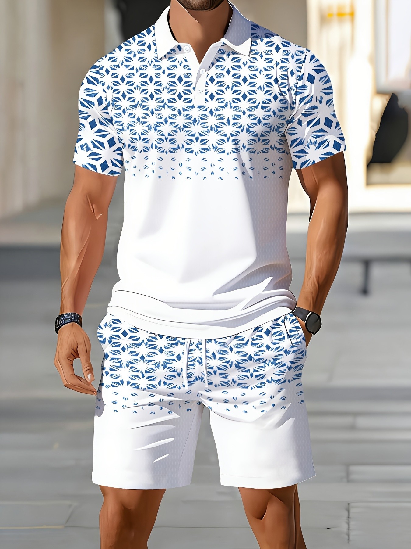 Men'S Fashion Polo Shirt - Letni zestaw męskich koszulek polo z