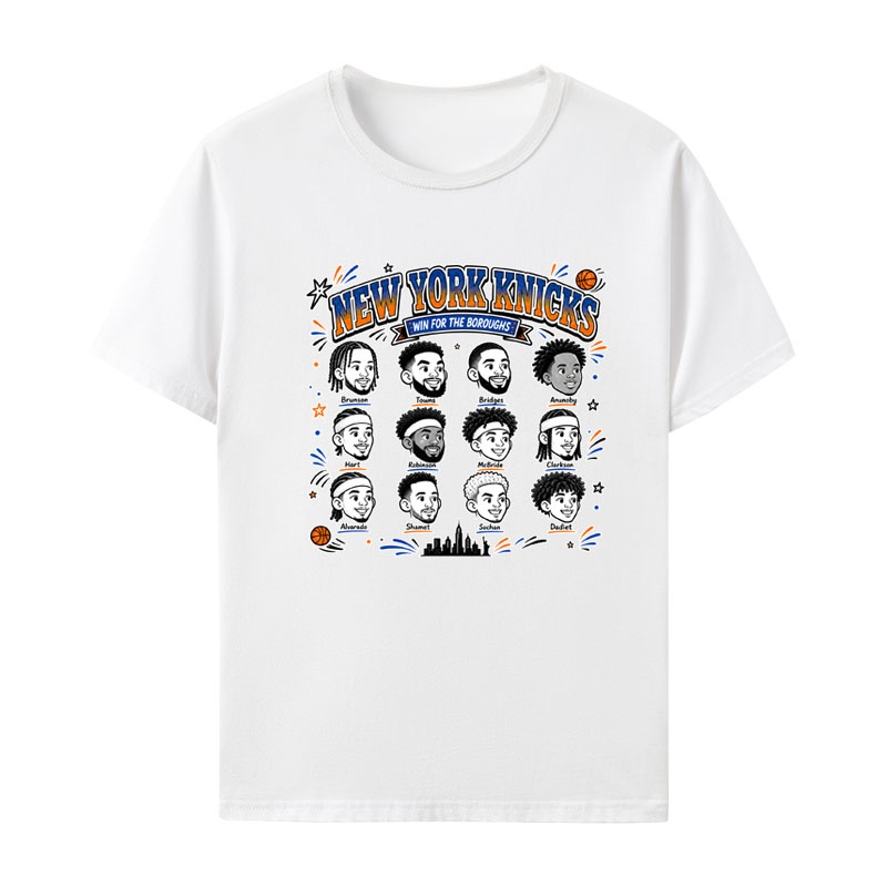 York Men'S Fashion - Koszulka New York Knicks Lineup Męska
