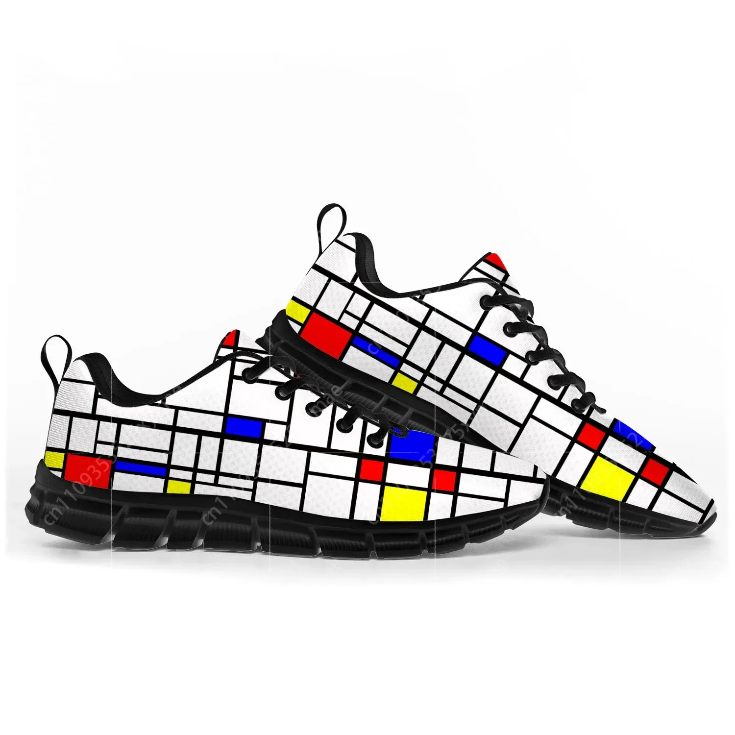 Men'S Fashion Aesthetics - Estetyka Mondrianowskiej sztuki abstrakcyjnej Buty sportowe
