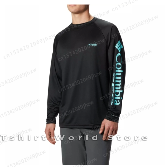 Men'S Fashion Over 50 - Koszulki wędkarskie Columbia Pfg z długim