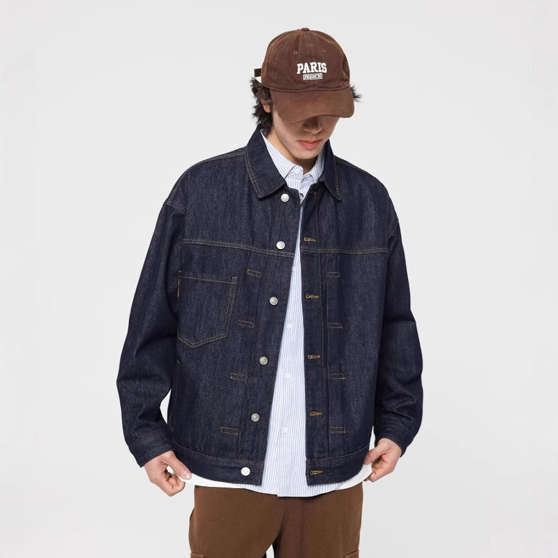 Harrington Jacket - Oryginalna kolorowa kurtka dżinsowa męska japońska