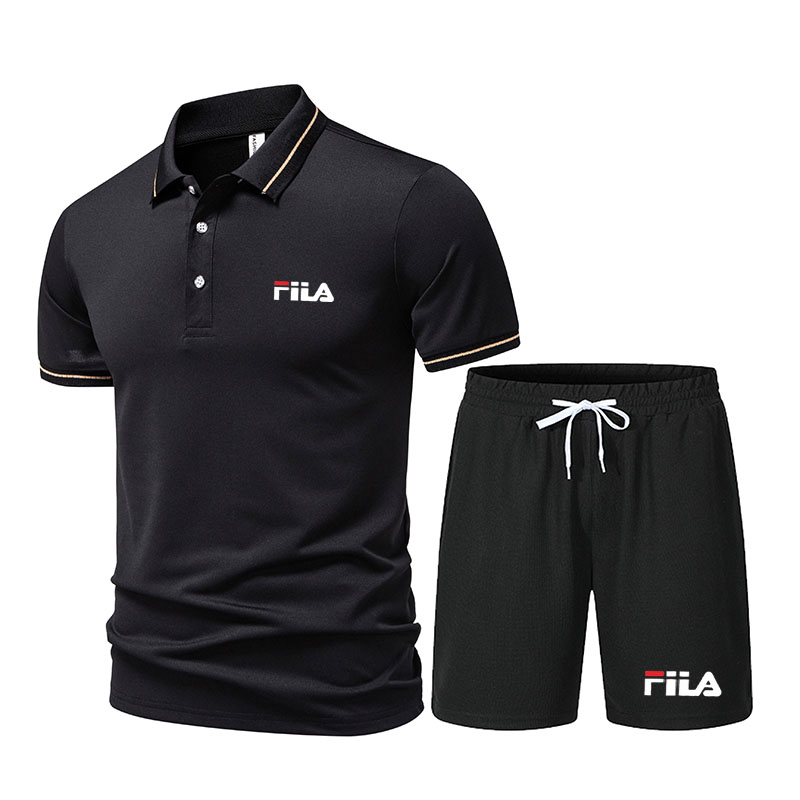 Men'S Fashion Polo Shirt - Modny męski dwuczęściowy strój sportowy: casualowy