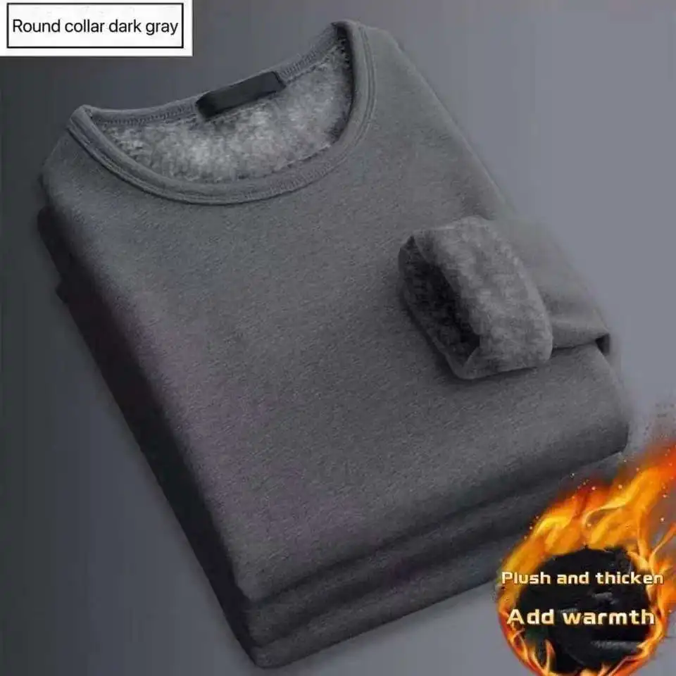 Men'S Fashion Plus - Męska zimowa koszulka termiczna z długim
