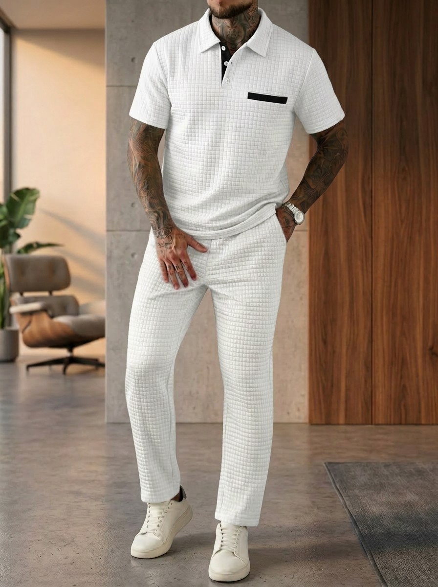 Letnia nowa męska moda, koszul – Men'S Fashion Polo Shirt recenzja i cena