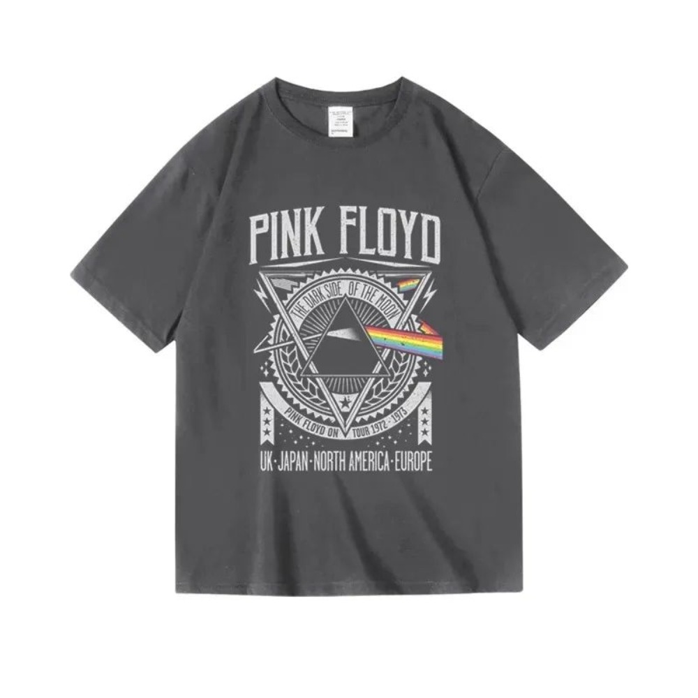 Koszulka Pink Floyd The Moon A – Men'S Fashion Pink Shirt recenzja i cena