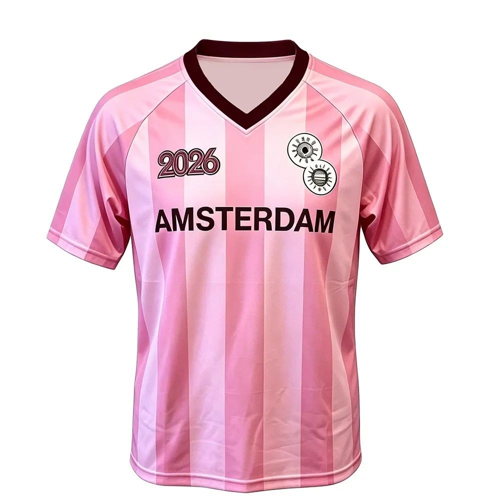 Różowa koszulka piłkarska insp – Men'S Fashion Pink Shirt recenzja i cena