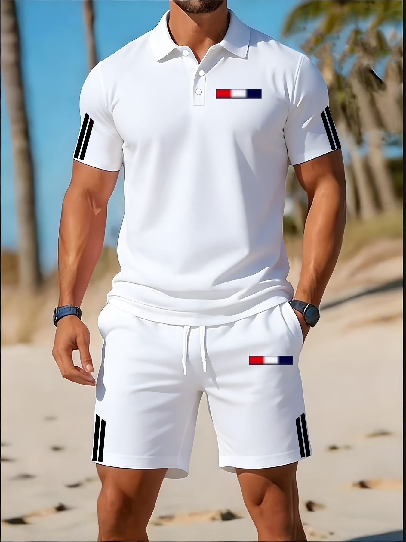 Męski zestaw polo na lato 2026 – Men'S Fashion Polo Shirt recenzja i cena