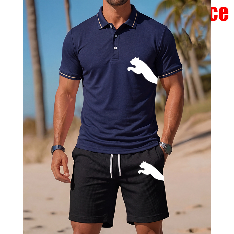 Męski zestaw: koszulka polo z  – Men'S Fashion Polo Shirt recenzja i cena