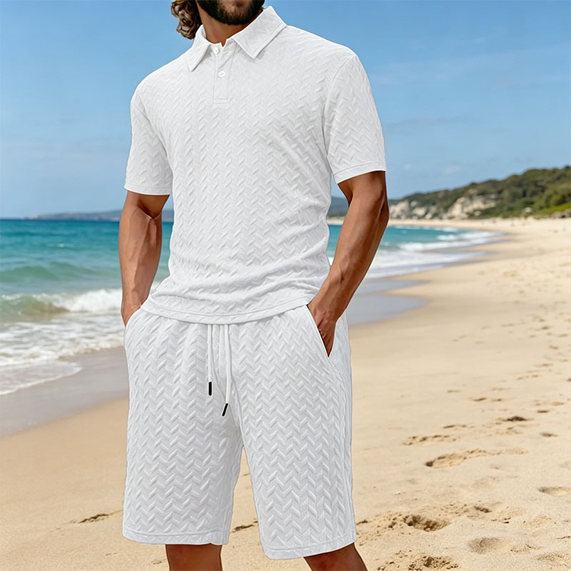 Męski letni zestaw: cienka, ża – Men'S Fashion Polo Shirt recenzja i cena