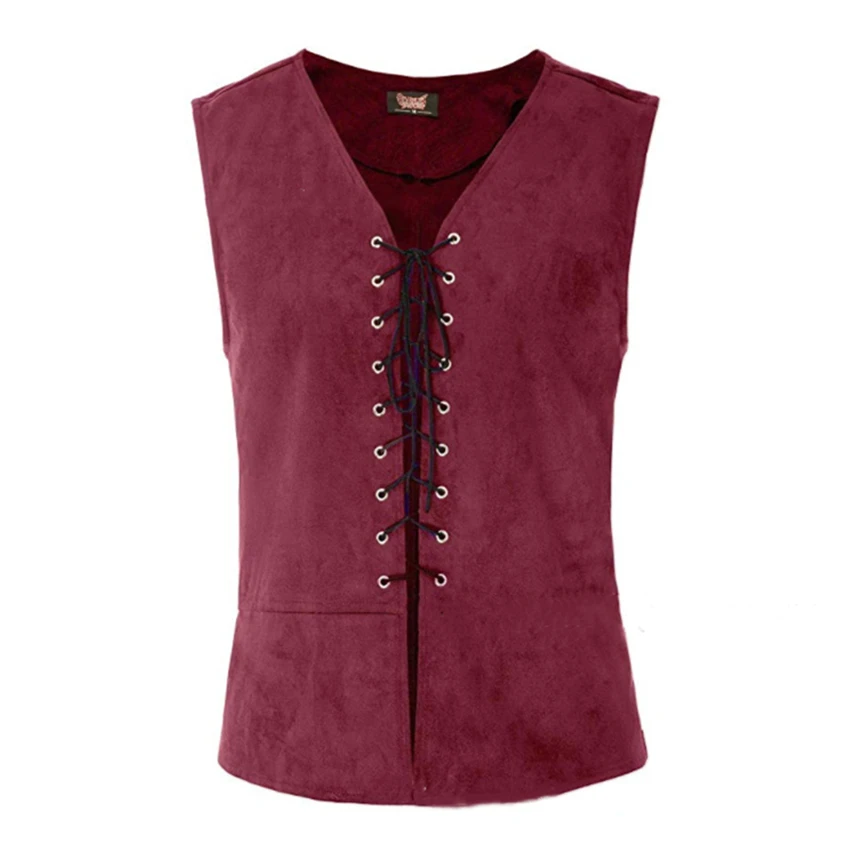 Męska Punkowa Średniowieczna K – Mens Fashion Vest recenzja i cena