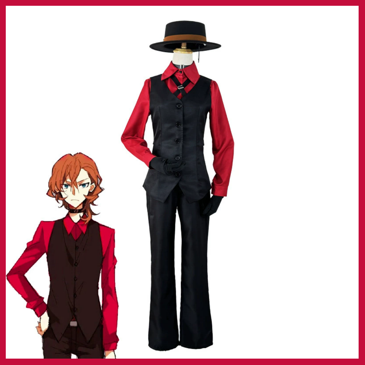 XQAnime Bungo Stray Dogs Beast – Mens Fashion Vest recenzja i cena