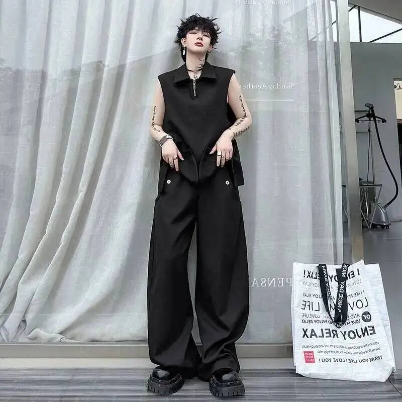 LUZHEN Vest 2026 Modny Letni M – Mens Fashion Vest recenzja i cena