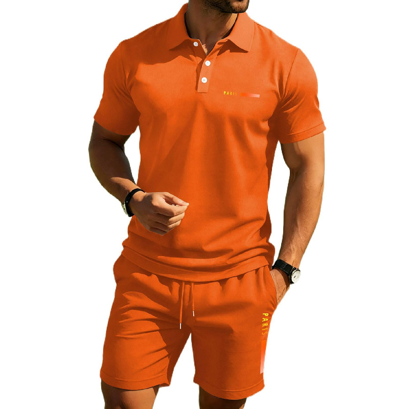 PARIS Męska koszulka polo z na – Men'S Fashion Polo Shirt recenzja i cena