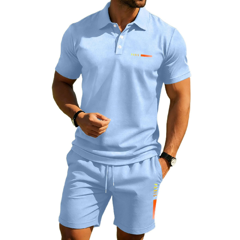 PARIS Męska koszulka polo z na – Men'S Fashion Polo Shirt recenzja i cena