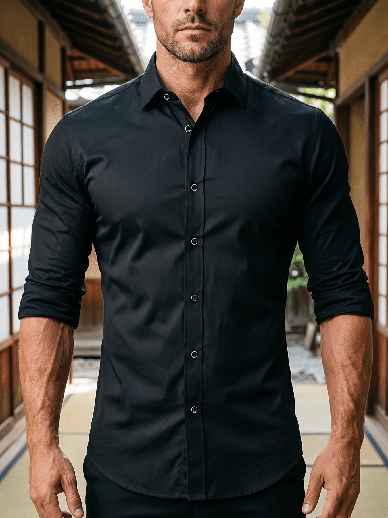 Elegancka męska koszula z dług – Men'S Fashion Looks 2026 recenzja i cena