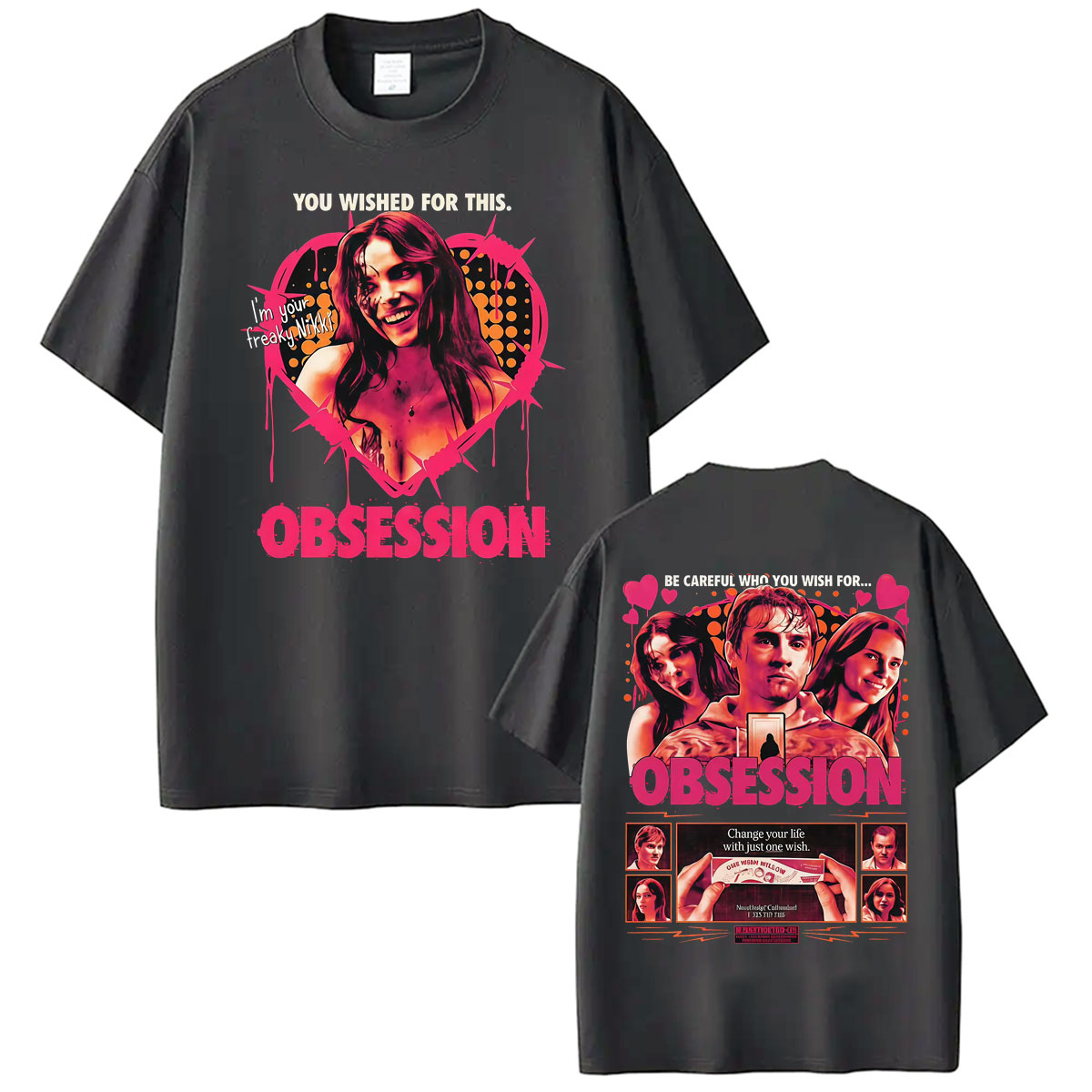 Koszulka One Wish Willow Obses – Men'S Fashion Pink Shirt recenzja i cena