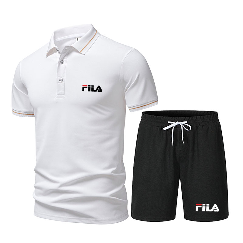 Modny męski dwuczęściowy strój – Men'S Fashion Polo Shirt recenzja i cena