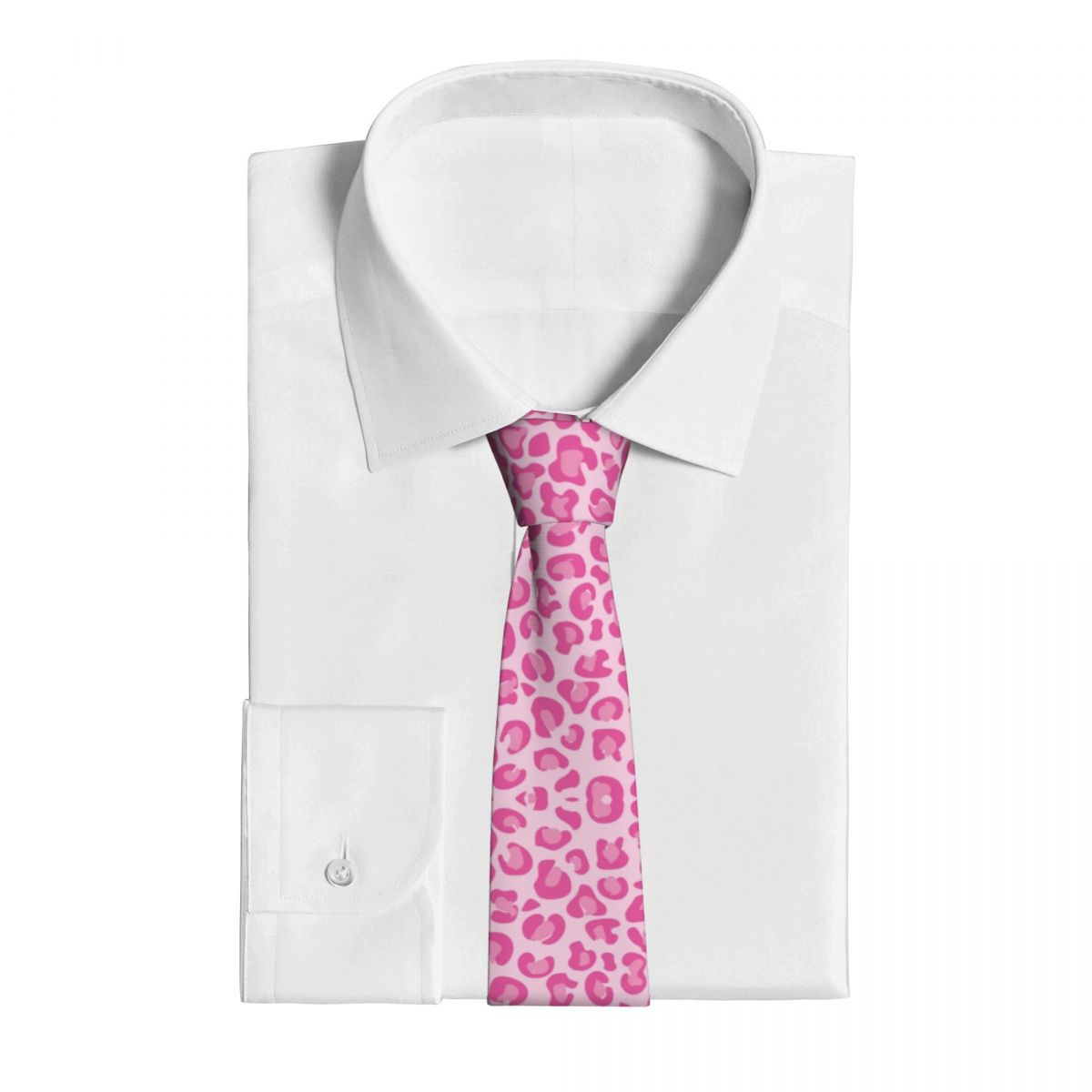 Różowe wzór w cętki krawaty Un – Men'S Fashion Pink Shirt recenzja i cena