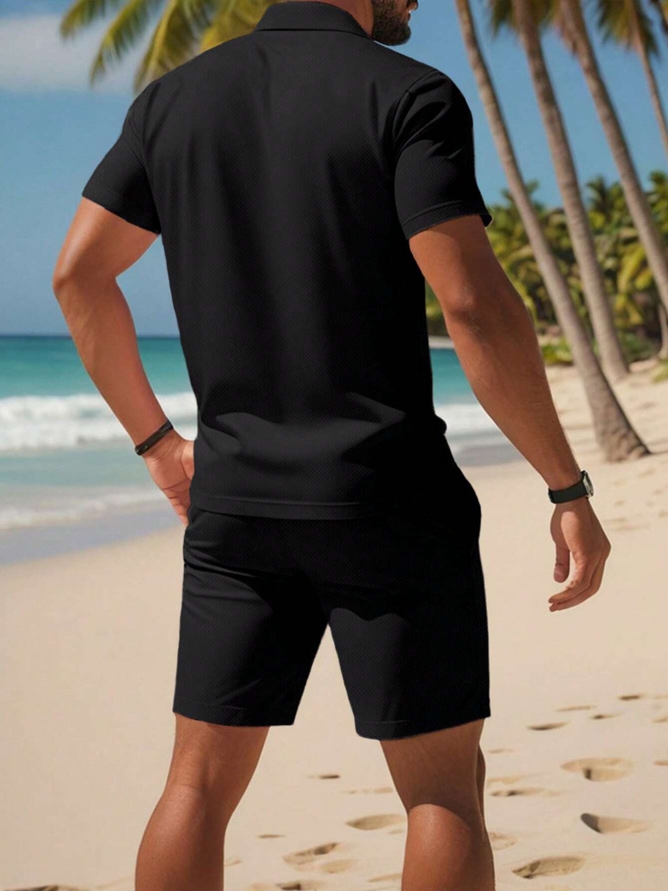 Męski zestaw polo na lato 2026 – Men'S Fashion Polo Shirt recenzja i cena