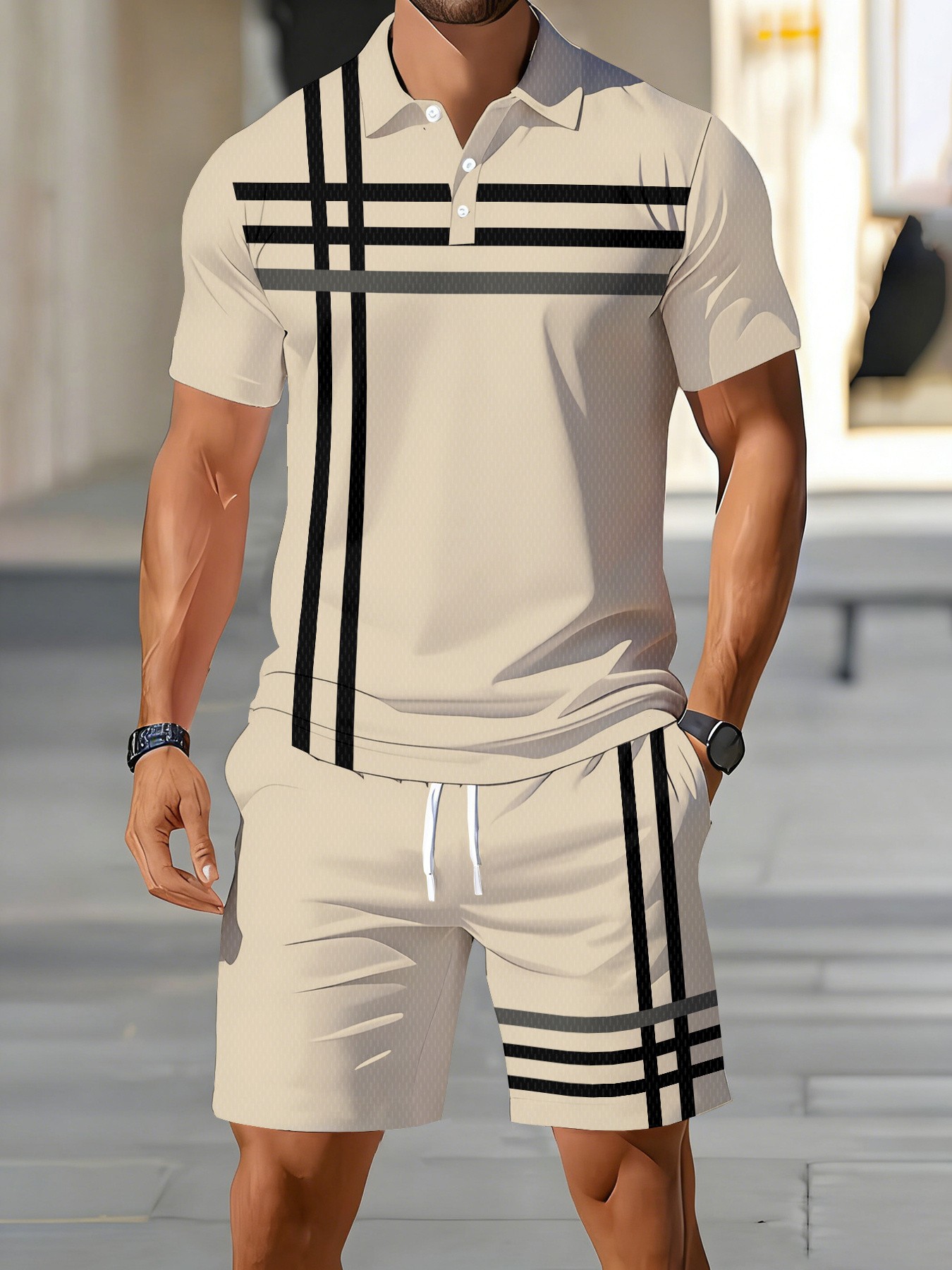 Letni zestaw męskich koszulek  – Men'S Fashion Polo Shirt recenzja i cena