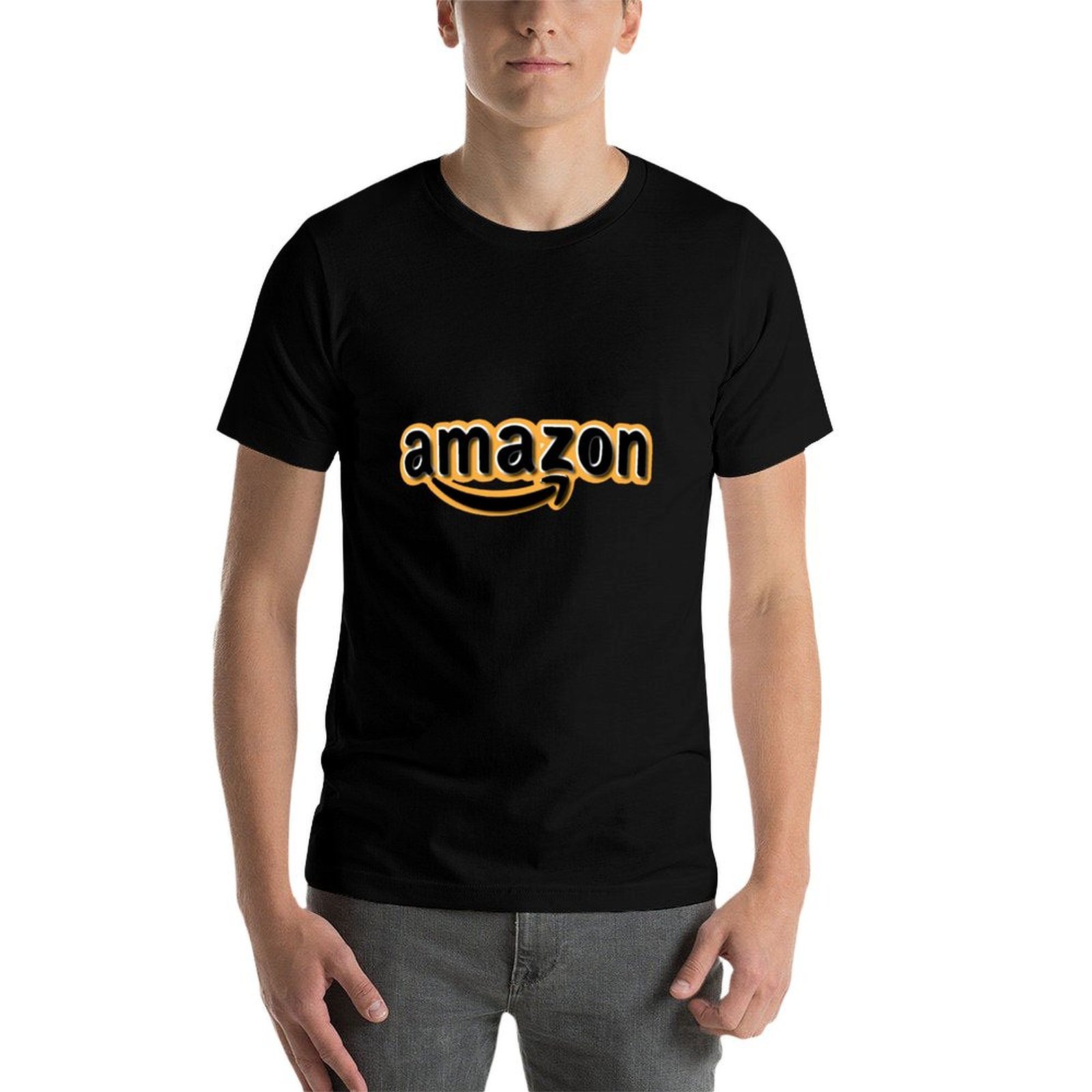 Koszulka z logo Amazon, modna, – Amazon Men'S Fashion recenzja i cena