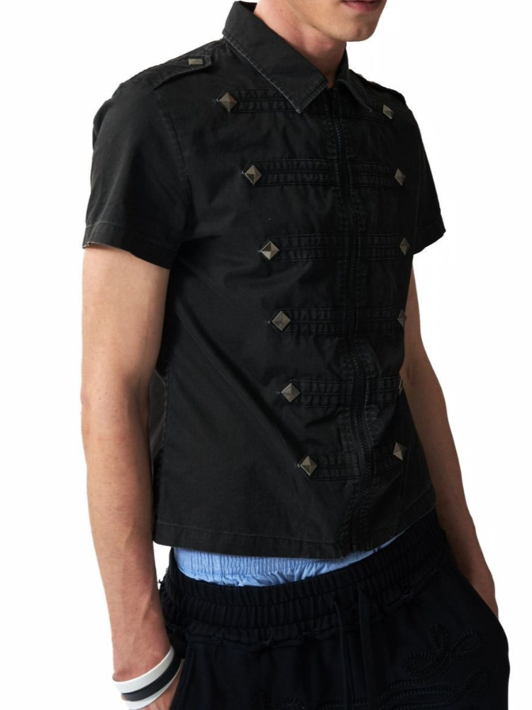 Koszule retro z nitami w stylu – Men'S Fashion Aesthetics recenzja i cena