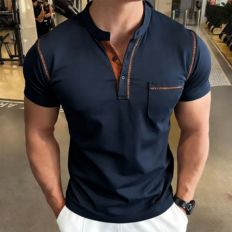 Nowa letnia męska koszulka pol – Men'S Fashion Polo Shirt recenzja i cena